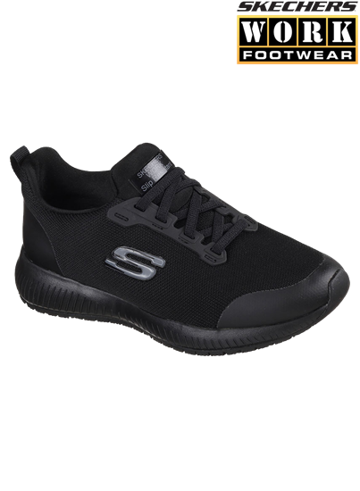 Picture of Skechers Women's Squad Trainers - Black