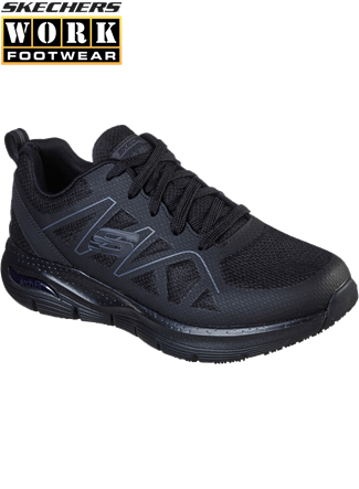 All black on sale work trainers